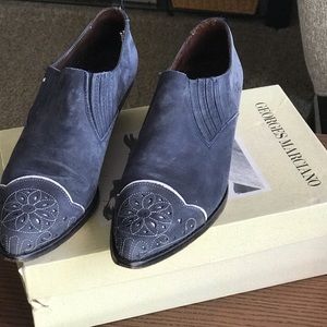 Guess Navy Suede Bootie